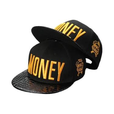 Imagem de Boné De Beisebol Masculino Ajustável Com Aba Reta, Estilo Hip-hop, Bor