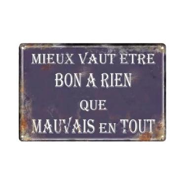 Imagem de Placa De Metal Vintage Retrô Engraçada Para Decoração De Parede De Bar