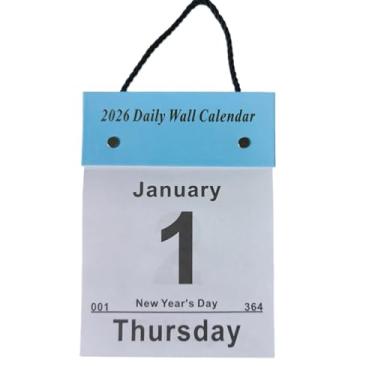 Imagem de Calendário removível 2026, acessório de planejamento diário | Calendário de planejamento de parede de janeiro de 2026 a dezembro, para escola, viagem, trabalho, apartamento, dormitório, hotel, sala de