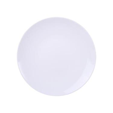 Imagem de Kit 6x Prato Raso Tramontina Jacqueline Porcelana Branca 25cm Tramonti