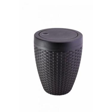Imagem de Cesto Rattan 7,5 Litros Preto - Aquaplas