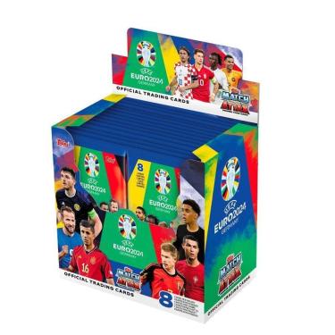 Imagem de Topps Cards UEFA Euro 2024 Match Attax Display Box 288 Cards-Unissex