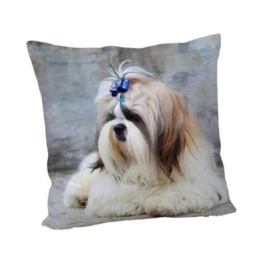 Imagem de Capa De Almofada Para Cachorro Shih Tzu, Capa Decorativa Moderna Para 