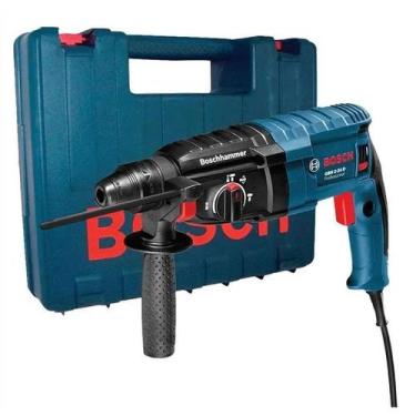 Imagem de Martelete Perfurador Rompedor 820W Bosch GBH 2-24D 127V, Azul, 110V