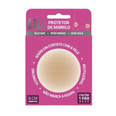 Imagem de Protetor de Mamilo de Silicone Lib Perfurado Sem Cola 1 Par