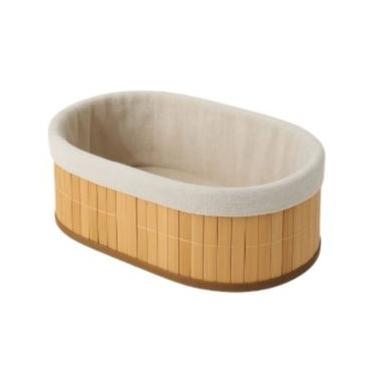 Imagem de Cesto Bambu Com Forro 28X12cm Bono Home