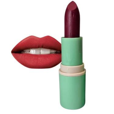 Imagem de Batom Brilho e Sabor Frutas Vermelhas FPS 15 Shine Colors Abelha Rainh