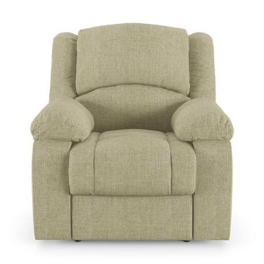 Imagem de Poltrona Do Papai Reclinável Sala De Cinema Barcelona Touch Linho Bege