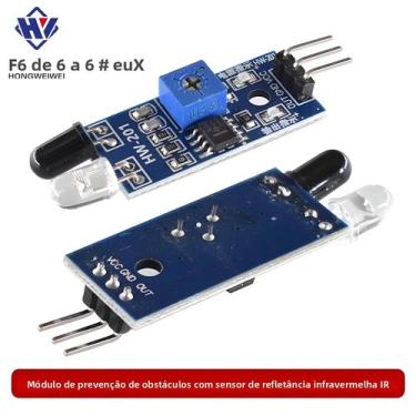 Imagem de Sensor De Reflexão Infravermelha Para Evitar Obstáculos E Módulo De Tr