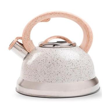 Imagem de Chaleira 2,7 Litros Com Apito Roma - Vanilla - Brinox, Vanilla, 2,7L
