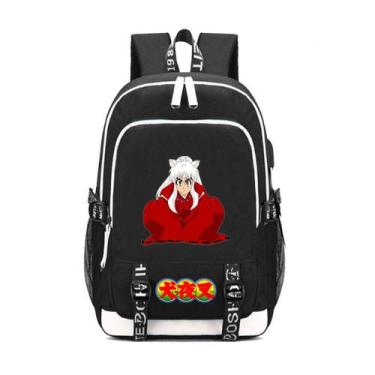Imagem de Mochila Inuyashas Kids School Mochila 3D Print Oxford 30x15x44cm - yiw