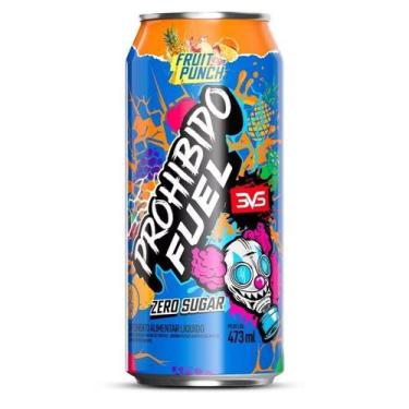 Imagem de Prohibido Fuel Pré-Treino Drink (473ml) - Sabor: Fruit Punch - 3VS