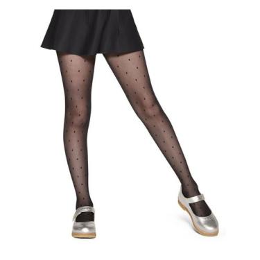 Imagem de Meia-Calça Lupo Kids 02515-001 Fio 20 Poá Poliamida T. BB/G, P, 9990, 