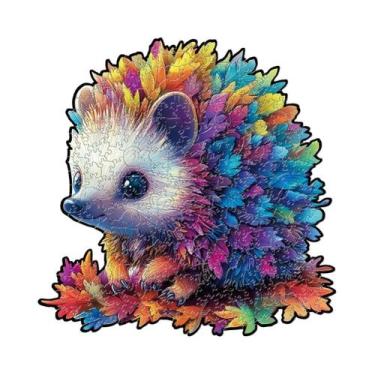 Imagem de Quebra-Cabeça De Madeira De Animais Para Adultos E Crianças, Quebra-Ca