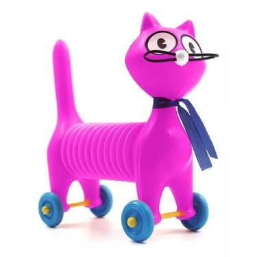 Imagem de Brinquedo Didático Infantil Bebê Gato Chorão Sanfonado - Pica Pau Brin
