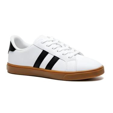Imagem de Tênis Feminino Casual Vintage Simbol Casual, Branco, 34