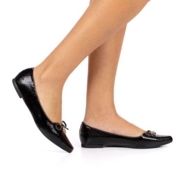 Imagem de Sapatilha Feminina Melina Bico Fino Moda Confortável C/ Forro - Jjojo,
