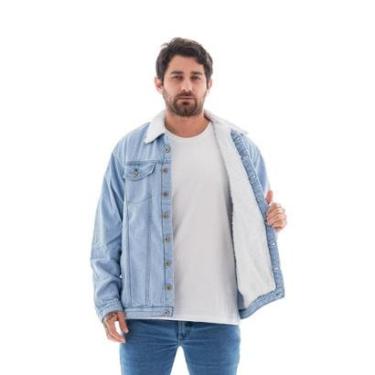 Imagem de Jaqueta Jeans Masculina Arauto com Pêlo-Masculino
