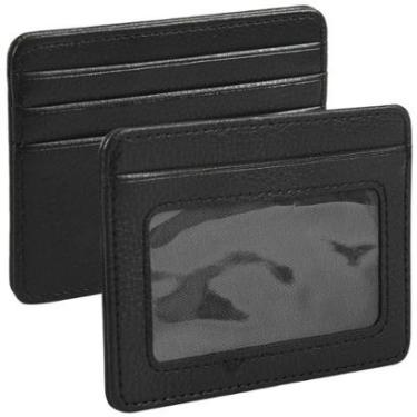 Imagem de Carteira Swg Porta Cartão Cnh Slim Fina Pequena Couro Compacta-Unissex