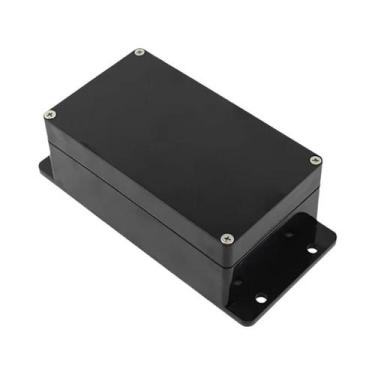 Imagem de Caixa De Plástico Preta À Prova d'Água Para Uso Externo, Invólucro Par