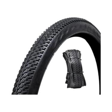 Imagem de Pneu De Bicicleta MTB Gravel Dobrável Preto/Amarelo 60TPI 26 27.5 29 P