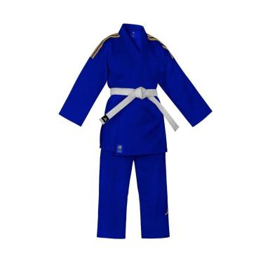 Imagem de Kimono Judo adidas Contest J650 Azul e Dourado-Unissex