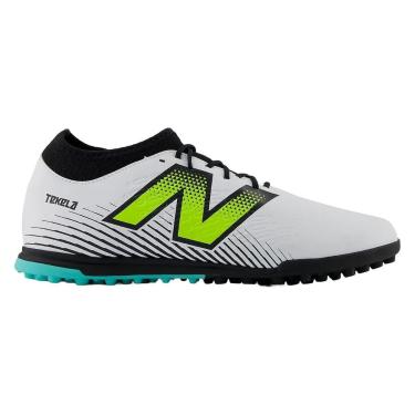 Imagem de Chuteira Society New Balance Tekela Magique V4+ Masculino Branco-Masculino