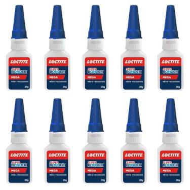 Imagem de Kit com 10 Colas instantânea Loctite Super Bonder Mega 20g