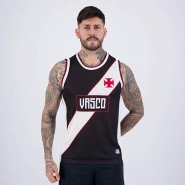 Imagem de Regata Vasco Retro 2000 Home Preta-Masculino