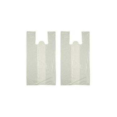 Imagem de Sacola Branca Reciclada 30x40 Pacote 5 Kg - Higipack
