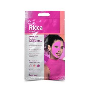 Imagem de Mascara Facial Iluminadora Ricca Hidratante Pele Radiante