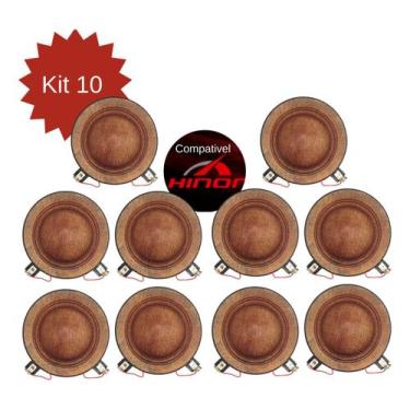 Imagem de Reparo Driver Hdi-300 Hdi-320 Corneta Hinor 8ohms Kit 10x - FORCE ONE 