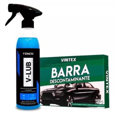 Imagem de Kit v-lub 500ml + clay bar barra descontaminante 50g - marca, Sem Vari