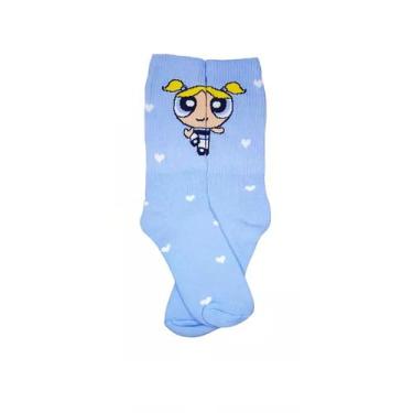 Imagem de Meias Divertidas Personagens Feminina Adulto Juvenil - gac variedades