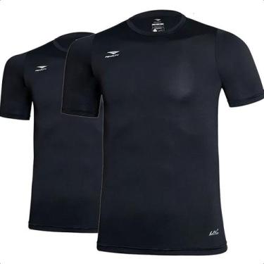 Imagem de Camisa Térmica Penalty Matis Manga Curta - Kit com 2, Preto, G