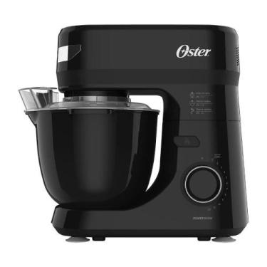 Imagem de Batedeira Planetária Oster 4L 850W Preta 127V OBAT640-127, Preto, 110V