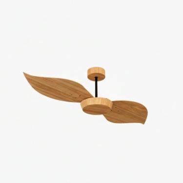 Imagem de Ventilador de Teto Natuvent Flower No Light 2 Pás Madeira Freijó, 110V
