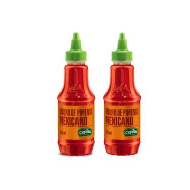 Imagem de Molho Pimenta Mexicano 270ml Cêpera - Kit 2 Un - Cepêra