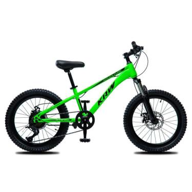 Imagem de Bicicleta KRW Aro 20 Câmbio 7 velocidades MTB Freio a Disco L20-Unissex
