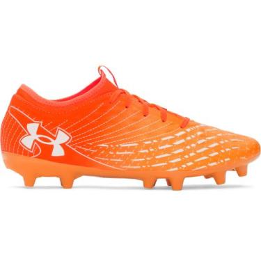 Imagem de Chuteira de Futebol Under Armour Magnetico Select 5, Laranja, 39