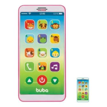 Imagem de Telefone Infantil Baby Phone Buba Cor Rosa