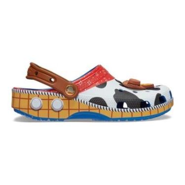 Imagem de Sandália Crocs Classic Toy Story Woody Clog Blue Jean-Unissex