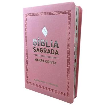 Imagem de Bíblia Sagrada Ultrafina com Harpa Cristã CPAD Almeida Revista e Corri