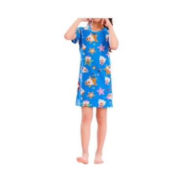 Imagem de Vestido Casual De Verão Para Meninas, Comprimento Até O Joelho, Confor