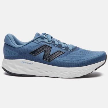 Imagem de Tênis New Balance Fresh Foam X EvozV4 Masculino Azul, Azul bege, 43