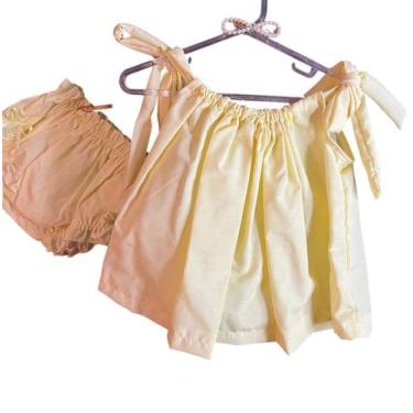 Imagem de Conjunto Bunda Rica Bebê Menina com Babados Luxo Cores - Baby luxo, Ki