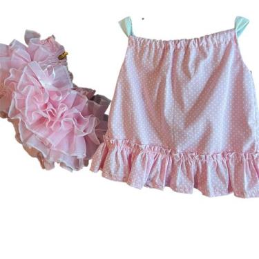 Imagem de Conjunto Bunda Rica Bebê Menina com Babados Luxo Cores - Baby luxo, Ki
