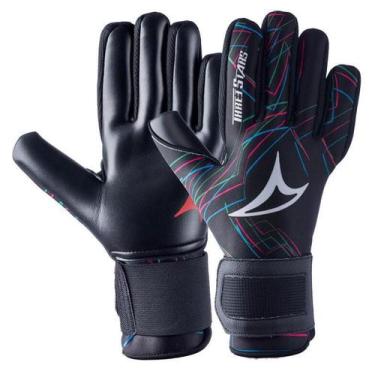 Imagem de Luva Goleiro HIGH pto - Three Stars, M