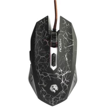 Imagem de Mouse Gamer Led Rgb 6 Botões 2400dpi - Hayom Mu2912
