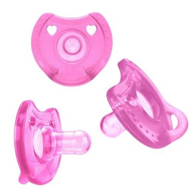 Imagem de Chupeta Silicone Soft Comfort TAM 1&2 Bico Redondo - Kuka, Rosa